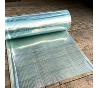 Hoja de Policarbonato 120 x 600 cm Resistentes a Los Rayos UV Paneles de Invernadero de Policarbonato Fácil de Cortar para Jardín Al Aire Libre, 1.8mm