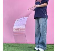 Hoja de policarbonato de 0,3 cm de grosor, panel de plástico transparente para agricultura, jardines, uso residencial y comercial (155 x 500 cm), duradero, resistente a la intemperie, protección UV