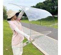 Hoja de policarbonato for techos, Hoja de techo transparente, Panel de iluminación natural de 1 mm de espesor, Tablero transparente a prueba de lluvia con protección UV(0.8m x 10m(2.62 x 32.8ft))