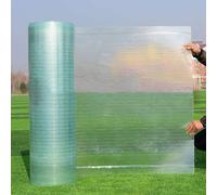 Hoja de policarbonato for techos, paneles de iluminación natural transparentes de 0,8 mm, paneles de invernadero impermeables for techo de cochera con dosel de invernadero(WxL: 0.5x10m(1.64x32.8ft))