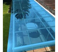 Hoja de policarbonato para techos, panel de invernadero resistente a los rayos UV, fácil de doblar y cortar, ideal para toldo, toldo y cubierta de lluvia al aire libre