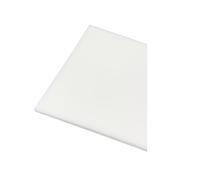 Hoja de politetrafluoroetileno PTFE, tablero de plástico de revestimiento de PTFE de fluoropolímero de estabilidad 100 * 200mm 1 pieza(4mm)