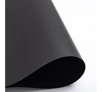 Hoja De PP Negra/Blanco Mate 400x600mm -2 Unid Paneles Plástico Escarchado Espesor 0.3-2mm Láminas Polipropileno Para DIY Manualidades Maquetas Prototipos Corte Láser Divisores(Black,Thick:1.5mm)