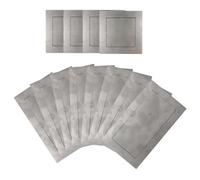 Hoja de práctica de soldadura, 12 placas de soldadura, cupones de hierro de inicio, herramienta de práctica de metal para aprender técnicas de soldadura, placas de entrenamiento duraderas para