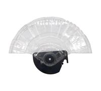 Hoja de protección genérica Sierra de pestaña - 10 pulgadas | Tapa de seguridad máquina de corte transparente ABS Metal | Accesorio de sierra de aluminio Mākita Protección al polvo