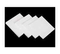 Hoja De PTFE, 0,5/1/2/3/4/5/6/8/10 Mm De Espesor Hoja De PTFE Placa De PTFE Bloque De Placa De PTFE Placa De Polytef Modelo De Mecanizado Anticorrosión 1PCS ( Color : 100x100mm , Size : Thickness 8mm