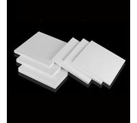 Hoja de PTFE blanca de 1 pieza - Tablero de politetrafluoroetileno de 0,1-6 mm de espesor for aplicaciones de alta temperatura(250x250x4mm)