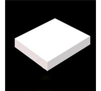 Hoja de PTFE, placa de Polytef de 15mm y 20mm de espesor, tablero de Panel de almohadilla de Polytef de tetrafluoroplaca for aplicaciones de alta temperatura, 1 ud.(20x100x100mm)