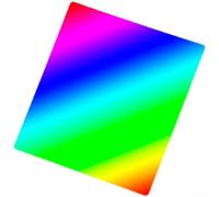 Hoja de rejilla de difracción, demostración de enseñanza óptica de 36x38mm para educación física (600 líneas)