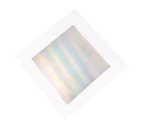Hoja de rejilla de difracción volumétrica de PET grande con alta precisión, adecuada para espectroscopia, enseñanza, arte, decoración, rejilla de precisión