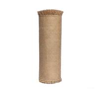 Hoja de rollo de malla de ratán para reparación de varillas de silla, material de correas de mimbre natural para muebles, puerta de gabinete, decoración de bricolaje, 60 cm de ancho x 200 cm de largo