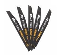 Hoja de sierra bimetálica DeWALT de 152 mm para corte rápido de metales, accesorios, tuberías y perfiles - diente alterno (5 piezas) DT2407L