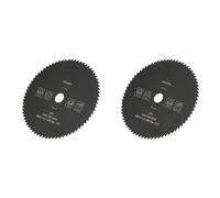 Hoja de Sierra Circular 72T de 85 Mm X 10 Mm, Disco de Corte Muy Afilado para Cemento, Tubos de PVC, Madera, Plástico y Aluminio, con Cortes Rápidos y Suaves, 2 uds.