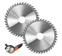 Hoja de sierra circular de 4.5 pulgadas, 40 dientes, cuchillas especializadas de corte fino circular de alta calidad, hoja de sierra para carpintería, 115 mm x 40 mm, hoja TCT multimaterial para metal