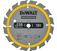 Hoja de sierra circular DeWalt DT1946-QZ 136x10mm 16T Clavada Madera