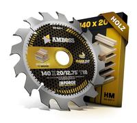 Hoja de sierra circular HM 210x30 Z24 con dientes intercambiables para madera - Corte. AMBOSS WERKZEUGE® Hoja de sierra 210mm compatible con HBM 210 DeWalt DWE7485 Dewalt DCS777T2-QW. Festool. Einhell