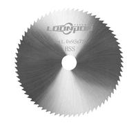 Hoja de sierra circular HSS de 76 mm 72T con eje de 9.5 mm para amoladora angular de corte de madera, plástico, PVC