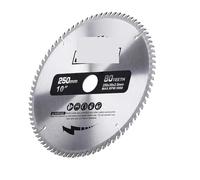 Hoja de sierra circular TCT 250 mm y 10 pulgadas, disco corte for madera con punta 40/48/60/80 dientes for carpintería(250x2.5x30x40T)