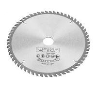 Hoja de sierra circular TCT Silver Disco de corte rotatorio para corte de madera 60 dientes + 1pc Anillos de reducción