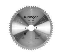 Hoja de sierra circular ULTRA 210×30/25.4x60T, K2.6, 65Mn (plástico laminado de aluminio)