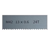 Hoja de sierra de banda M42 bimetálica de 1/2 "para carpintería, 1140-2930mm x 13mm x 0,6mm, con hoja de sierra de cinta de 6-14tpi, 1 ud.(Length 1575mm)