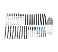 Hoja de Sierra de Calar de Acero de Alta Velocidad de 40 Piezas para Cortar Madera Mejor Corte, Amplia Aplicación, 40 Piezas en Total, Vástago Resistente, Material Premium
