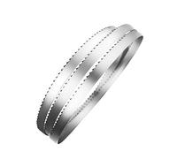 Hoja de sierra de cinta con dientes rectos, Hoja de sierra banda diente tierra 3/4 tamaños múltiples pulgada 4 TPI for carne pescado congelada con hueso(78 inch)