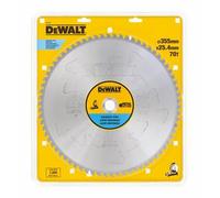 DEWALT DT1921-QZ - Hoja para sierra circular estacionaria 355x25.4mm 70D para Acero inoxidable MMJ +10º