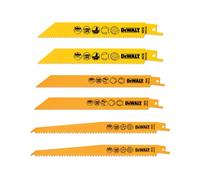 DeWalt Juego de sierras de sable DT2444 Mix 6 piezas