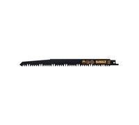 DEWALT DT2352-QZ - Hoja de sierra sable HCS, longitud: 230mm, paso de diente: 5-6 mm, para cortes gruesos y rápidos en madera (tronco y poda)