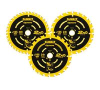 Hoja de sierra DeWALT EXTREME 2nd Fix, paquete de 3 DT10397 DT10397