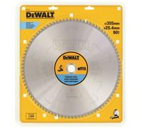 Hoja de sierra DeWALT EXTREME para cortar acero inoxidable, 355 x 25,4 mm, 90 dientes DT1922