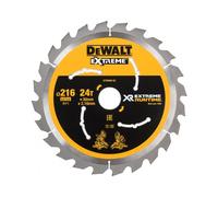 Hoja de sierra DeWALT (ideal para sierras FLEXVOLT) 216 x 30 mm, 24 dientes DT99568