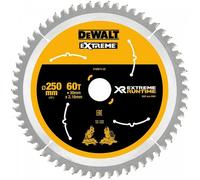 Hoja de sierra DeWALT (ideal para sierras FLEXVOLT) 250 x 30 mm, 60 dientes DT99573