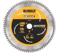 DeWalt DT99576-QZ - Hojas para Sierra Circular Estacionaria XR Extreme RUNTIME 305mm x 30mm 78D 7º