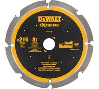 Hoja de sierra DeWALT para fibrocemento y tableros laminados, 216 x 30 mm, 8 dientes DT1473