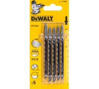 Hoja de sierra DeWALT para madera HCS, hasta 60 mm, T144D (5 piezas) DT2166
