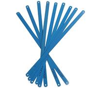 Hoja de sierra junior de acero al carbono, 10 piezas 24TPI 300 mm hoja de sierra de acero al carbono, cuchillas de repuesto, sierra de sable combo de corte de madera y metal, compatible con HSS