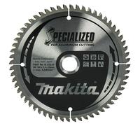 Hoja de sierra MAKITA aluminio SPECIALIZED 160x2,4x20 mm 60 dientes B-33233