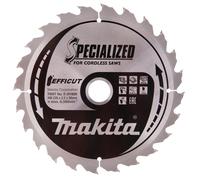 Hoja de sierra para madera MAKITA Efficut 230x2,2x30 mm 24 dientes E-01909