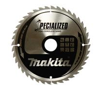 Hoja de sierra para madera MAKITA SPECIALIZED 190x2x30 mm 24 dientes para sierras de batería B-32926