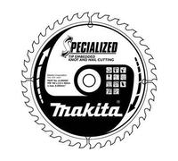 Hoja de sierra para madera MAKITA SPECIALIZED con dientes empotrados 270x2,6x30 mm 60 dientes B-09531