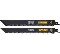 Hoja de sierra recta DeWalt DT2450-QZ TCT de 225 mm y 6 TPI, 2 piezas, para
