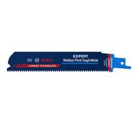 Bosch Hoja de sierra sable Expert S 955 HHM – Acero resistente, Acero inoxidable, 150 mm (1x)
