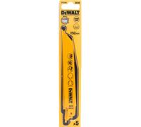 Hoja de sierra universal DeWALT de 152 mm - para metales, láminas, tubos y perfiles de hasta 3 mm (5 piezas) DT2384