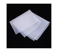 Hoja de silicona blanca, hoja de goma de silicona, 250x250mm, multicolor, 1-5mm de espesor, estera térmica de calidad alimentaria(1",5mm)