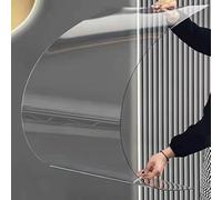 Hoja de techo de 2mm,Hoja transparente,Cubierta transparente de invernadero resistente a los rayos UV, revestimiento de techo de aislamiento impermeable,para cobertizos(0.8x10m(2.62x32.8ft))