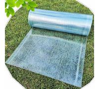 Hoja de techo de policarbonato resistente a los rayos UV, panel de invernadero ligero de plástico de agua, panel de fibra aislante con tornillos para una fácil instalación