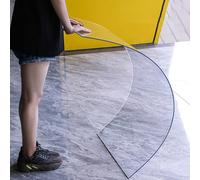Hoja de techo transparente de 1 mm de grosor, resistente a los rayos UV, cubierta de panel de acristalamiento para exteriores, 1 x 10 m, resistente a la intemperie y protege para patios, diciembre e