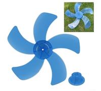 Hoja de ventilador de alto rendimiento de 16 pulgadas para ventiladores de pedestal. Cuenta con diseño de cinco hojas con cubierta de tuerca para un fácil reemplazo